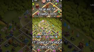 Combo th13 clashofclans mainbarengcoc serangancoc viralshorts [upl. by Lustick]