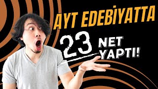 AYT EDEBİYAT 23 NET  Serhat Gülaydın [upl. by Kcirtap26]