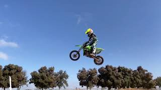 RYDER THE RIPPER team green kx65 [upl. by Yesdnyl493]