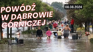 🌧️🌊ZALANA DĄBROWA GÓRNICZA  8082024 [upl. by Aholla]