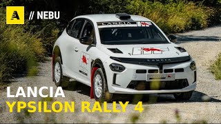 Con MIKI BIASION sulla Nuova Lancia Ypsilon RALLY 4 ENG audio [upl. by Tail931]