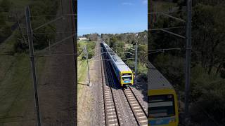 Metro Trains Melbourne 🇦🇺  Pakenham Line View from Overpass near Beaconsfield 🌉 [upl. by Adila336]