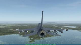 Falcon BMS 437U4 DEAD Sa5 in Iron Fortress [upl. by Remled450]