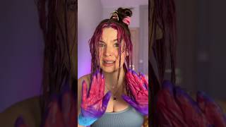 MAM FIOLETOWE WŁOSY 😨 test farby indola makeup beauty hair [upl. by Ytsirhc]