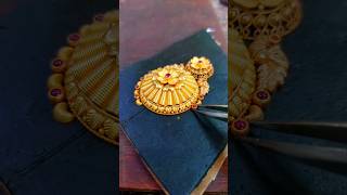 gold pendant making shorts jewellery kartickmondalgold [upl. by Nitneuq566]