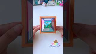 3D art Make it shorts tonniartandcraft craft art diy love cute [upl. by Harilda]