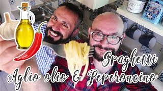 VLOG IN CUCINA  Spaghetti Aglio Olio e Peperoncino con Ossimoro  55Winston55 [upl. by Liponis]