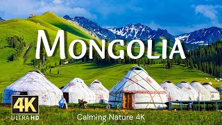 MONGOLIA 4K Amazing Drone Film \ The Silk Road Gobi Desert and Unspoiled Natural Landscapes [upl. by Oppen]