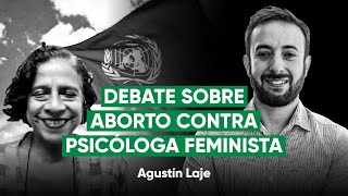 DEBATE Agustín Laje vs Psicóloga feminista de Ecuador [upl. by Uos]