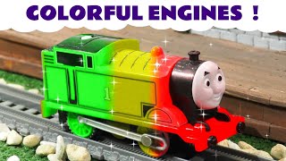 Thomas The Toy Train Stories With Colorful Engines [upl. by Jarid]