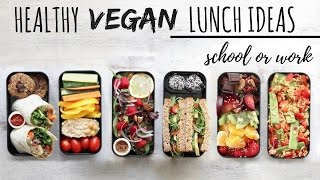 VEGAN SCHOOL LUNCH IDEAS » healthy  easy bento box [upl. by Magdala972]