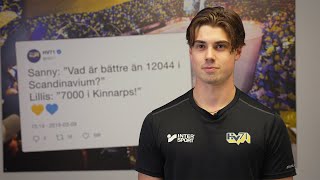 Hugo Fransson snackar upp kvällens match mot Frölunda [upl. by Rolecnahc]