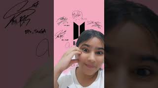 BTS Signatures BTS Army btsforever PoohinKorea [upl. by Aronson]