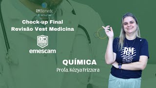 REVISÃO VESTIBULAR EMESCAM  QUÍMICA QUESTÃO 3 [upl. by Aetnuahs]