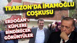 TRABZONDA EKREM İMAMOĞLU COŞKUSU ERDOĞANI KÜPLERE BİNDİRECEK GÖRÜNTÜLER [upl. by Aneeles]