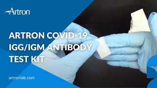 Covid 19 IgGIgM Antibody test kit  Artron Laboratories [upl. by Monney625]