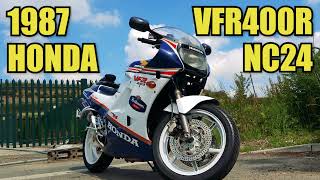 Motorcycle Review  1987 Honda VFR 400 R NC24  Performance Beyond the Spec Sheet [upl. by Ronoc]