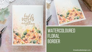 Watercoloured Floral Border [upl. by Sheryl]