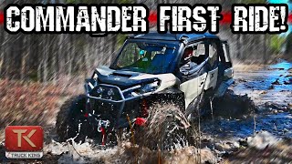 2024 CanAm Commander MAX XTP Tackles Mud Rocks amp Water  Top Speed Run [upl. by Eiral]