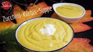 ZucchiniKürbisSuppe  Low Carb kochen  salalade [upl. by Scales]