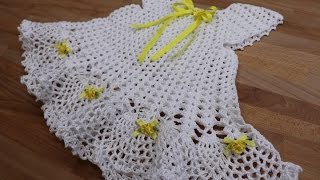 Vestido Crochet para Niña de 18 meses a 2 años cc [upl. by Felecia769]