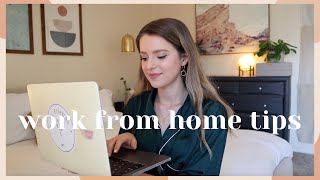 Work From Home Tips  Productivity Motivation Boundaries amp Satisfaction [upl. by Oirelav260]