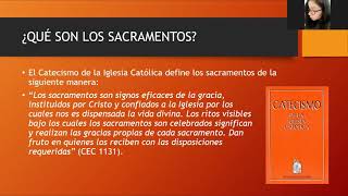 Catequesis de iniciación para adultos Tema 7 Los sacramentos [upl. by Liatris846]