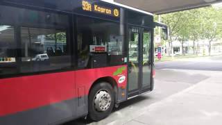 Autobus Linie 93A Donauzentrum in Wien [upl. by Gavrielle]