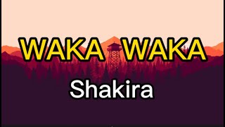 Shakira  Waka Waka This Time For Africa Lyrics [upl. by Acirre97]