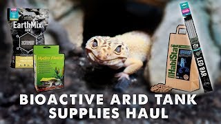 Leopard Gecko Bioactive Tank Supplies 🌵 [upl. by Hannej]