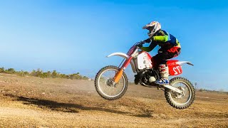 Training skill level one super enduro KTM 250 2stock HONDA CRM2502stock SUZUKI 200 2stock YZ 250F [upl. by Constantine]