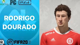 FIFA 20  Face RODRIGO DOURADO Tutorial [upl. by Ettezil603]