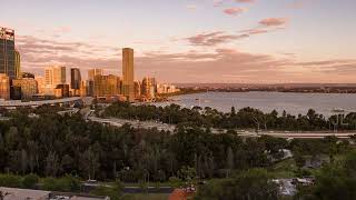 Perth CBD Day to Night [upl. by Zeph]