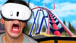 DONT RIDE ROLLERCOASTERS IN VR [upl. by Anelam]