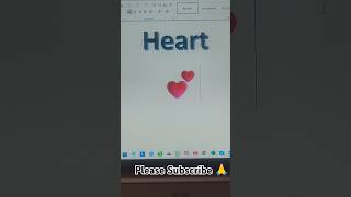 Heart symbol 💕 msword shortcutkeys computer eductionalvideos [upl. by Mundt]