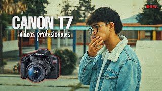 Tips para grabar con la Canon T7 [upl. by Fujio]