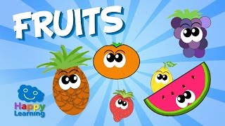 Aprende inglés Las Frutas en Inglés  Videos Educativos para Niños [upl. by Acinyt]