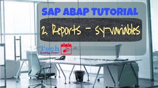 2 SAP ABAP Reports  Use of system variables and concatenate in coding  Free Tutorials [upl. by Alrac]