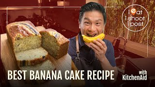 Best Banana Cake Recipe  ieatishootipost [upl. by Nivi443]