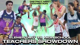 ELEM TEACHERS VS SEC TEACHERS  EXHIBITION GAME NAGCARLAN DIVISION MEET [upl. by Jensen]