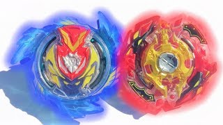 Strike Valtryek V3 6Vortex Reboot vs Legend Spryzen S3 7 Merge  Beyblade Burst Evolution [upl. by Ruthanne843]