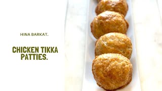 Chicken Tikka Patties  Savory Puff pastry Pies  Ramadan Special  Pakistani Recipes  Hina Barkat [upl. by Ainaj]