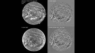 Hα 20240927  Spectroheliograph Data [upl. by Ellehcyar393]