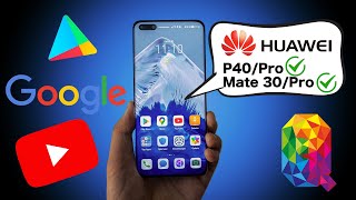 Google auf HuaweiGeräten So funktionierts P40 Mate 30… April 2020 [upl. by Enilrahc]