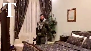 Rebels capture residence of President Assad in Aleppo [upl. by Oicatsana]