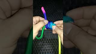 How To Tie Scaffold Knot ropetrick ropetutorial rope knot ideas craft [upl. by Llaccm]