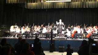 Borel Middle School String Orchestra quotKabuki Dancequot [upl. by Bethany]