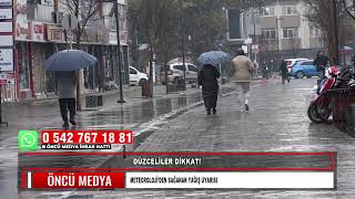 DÜZCELİLER DİKKAT METEOROLOJİ’DEN SAĞANAK YAĞIŞ UYARISI [upl. by Ebba]