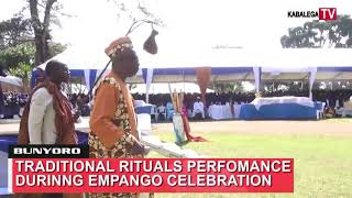 BUNYORO KITARA KINGDOM CULTURAL RITUALS IN THE PALACE [upl. by Moran886]