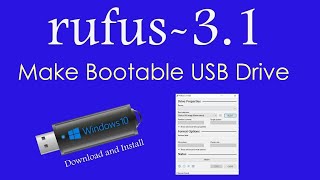 Make USB Bootable Drive Windows xp 7 8 81 10 using rufus 31 [upl. by Akkeber195]